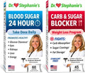 Pharmaganics Dr. Stephanie's Bundle Pack - 24 Hour Support + Carb & Sugar Blocker 