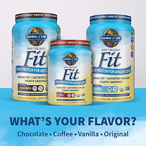Garden of Life Raw Organic Fit Vegan Protein Powder Chocolate, 28g Plant Based Protein Garden of LifeBuy Supplements Australia