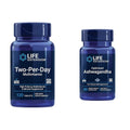 Life Extension Two-Per-Day 120 Tablet Multi-Vitamin & 60 Capsule Optimized Ashwagandha Stress Relief Supplement Bundle Life ExtensionBuy Supplements Australia