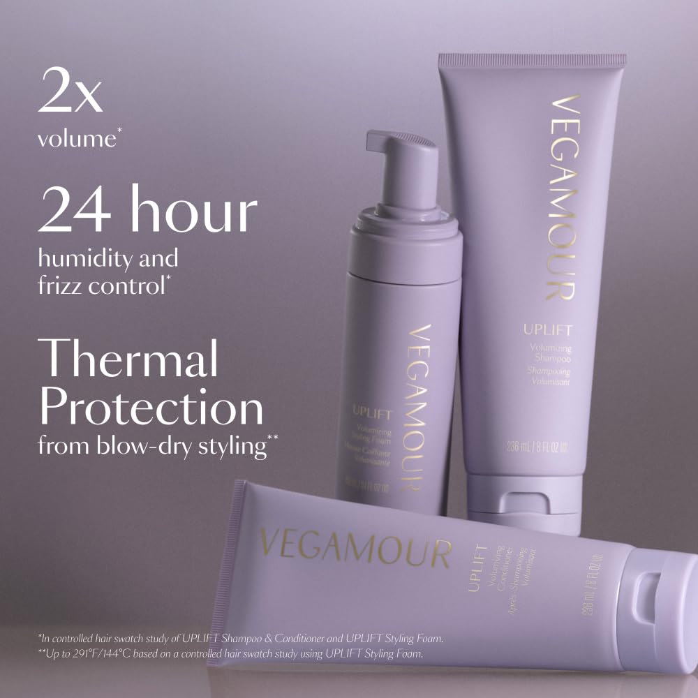 VEGAMOUR UPLIFT Volumizing Conditioner For fine, flat & thinning hair, Provides Volume & Resists Humidity, Non Sticky Formula, Bouncy Soft Hair VEGAMOURBuy Supplements Australia