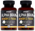 ONNIT Alpha Brain (60ct) - Over 1 Million Bottles Sold - Premium Nootropic Brain Supple