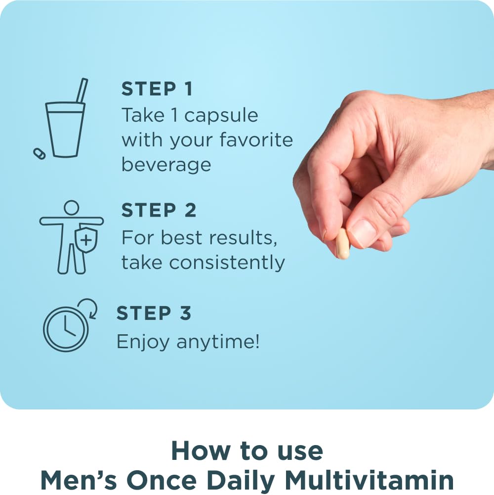 Ancient Nutrition Multivitamin for Men, Ancient Multi Men's Once Daily Vitamin Supplement 30 Ct, Vitamin A, Vitamin B and Vitamin K2, Fenugreek Seed Ancient NutritionBuy Supplements Australia