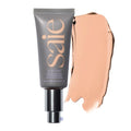 Saie Slip Tint Tinted Moisturizer with SPF 35 - Light Coverage, Glowy Skin Tint & Mineral Sunscreen for Face with Hydrating Hyaluronic Acid - Summer Makeup Essential - Shade Three + Half (1.35 oz) SaieBuy Supplements Australia