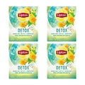 Lipton Green Tea Bags, Herbal Supplement for Detox, 15 Count (Pack of 4)