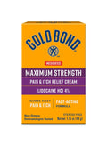 Gold Bond Medicated Maximum Strength Pain & Itch Relief Cream, Intense Itch Relief, 1.75 oz., with Lidocaine Gold BondBuy Supplements Australia