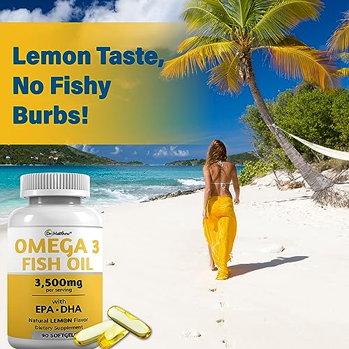 Burpless Fish Oil Pills. Triple Strength Omega 3 Fish Oil Burpless. EPA DHA Omega 3 Supplement Dr. MatthewBuy Supplements Australia