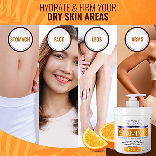 Advanced Clinicals Vitamin C Cream. Advanced Brightening Cream. Anti-aging cream Advanced ClinicalsBuy Supplements Australia