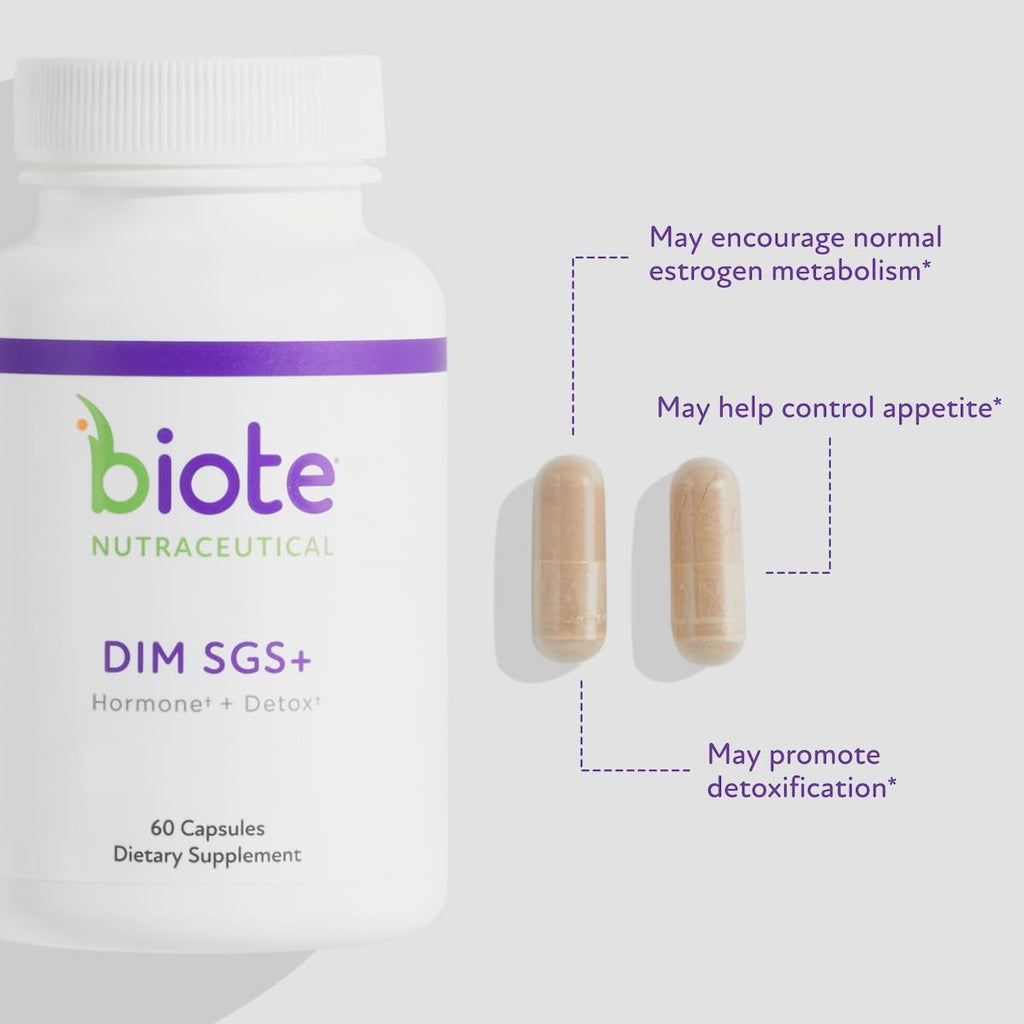 Biote Nutraceuticals - DIM SGS + - Hormone + Detox (60 Capsules) BioteBuy Supplements Australia