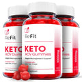 Ark Labs (3 Pack) Refit Keto Gummies - Official Formula Vegan - Refit Keto ACV Gummies