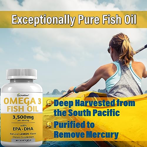 Burpless Fish Oil Pills. Triple Strength Omega 3 Fish Oil Burpless. EPA DHA Omega 3 Supplement Dr. MatthewBuy Supplements Australia