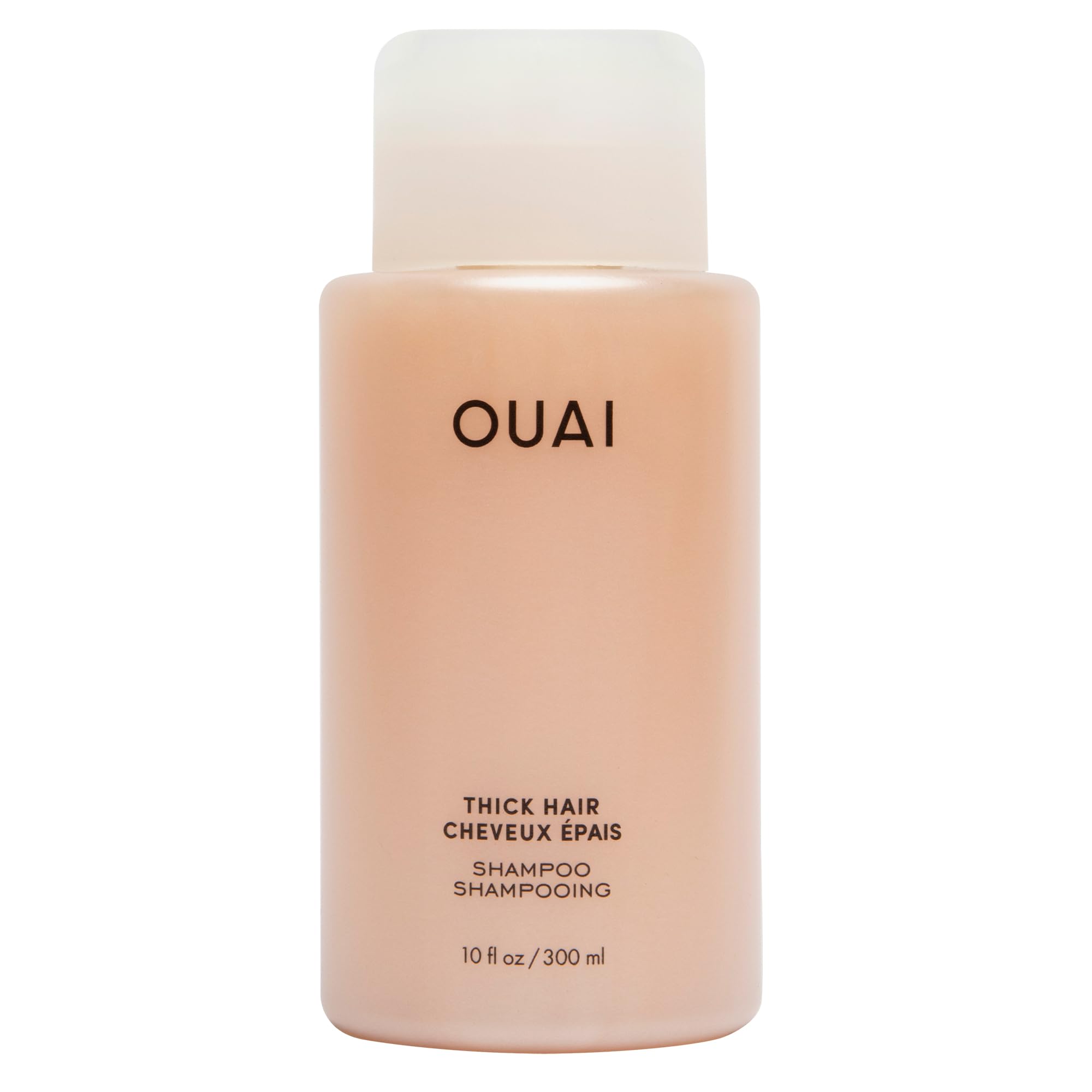 OUAI Thick Shampoo - Moisturizing Shampoo with Keratin, Marshmallow Root, Shea Butter, Avocado Oil for Thick Hair - Strengthens & Hydrates Strands - Paraben, Phthalate & Sulfate Free (10 Fl Oz) OUAIBuy Supplements Australia