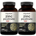 NatureBell Zinc Picolinate 100mg, 480 Count Capsules - Supports Immune System 