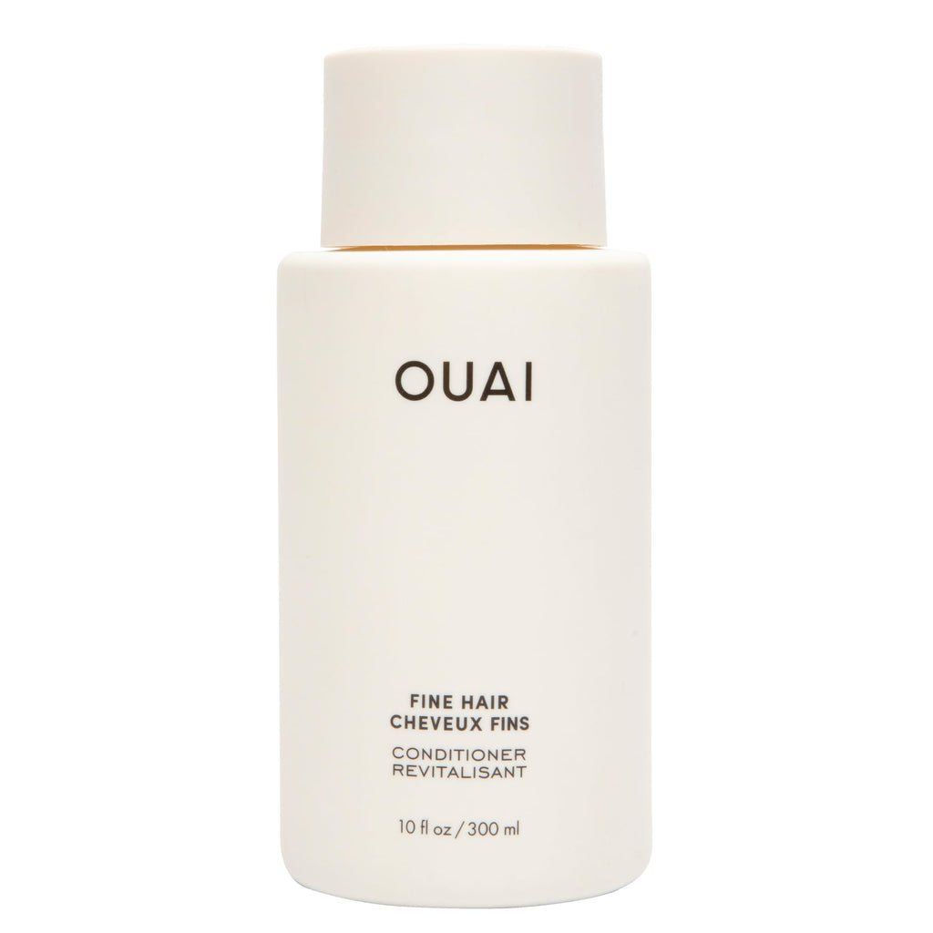OUAI Fine Hair Conditioner - Volumizing Conditioner for Fine Hair Made with Keratin, Biotin and Chia Seed Oil - Adds Softness, Bounce and Volume - Free from Parabens, Sulfates, and Phthalates (10 Oz) OUAIBuy Supplements Australia