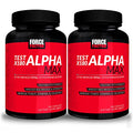 FORCE FACTOR Test X180 Alpha Max, 2-Pack, Total Testosterone and Nitric Oxide Booster