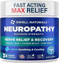 OWELL NATURALS Neuropathy Nerve Relief Cream - Maximum Strength Relief Cream for 