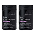 Sports Research® Supplements for Women Pack - Phytoceramides 350mg for Healthy Skin and Hydration + Biotin-Infused Collagen Peptides Complex Sports Research buy supplements Au