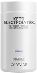 Keto Electrolytes Supplement – Vegan Electrolyte Tablets w Magnesium, Potassium