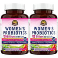 VITALITOWN Women's Probiotics 120 Billion CFUs 1 Daily, 30 Strains, with Prebiotics 
