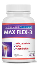 Maximum Slim Max Flex-3 Pain Relief Formula with Green Lipped Mussel - 60 Count Maximum SlimBuy Supplements Australia