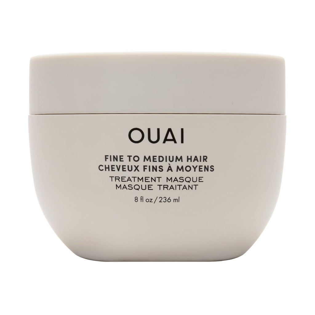 OUAI Fine to Medium Hair Treatment Masque - Hydrating Hair Mask to Help Repair Strands & Increase Shine - With Shea Butter, Keratin and Panthenol - Paraben, Phthalate & Sulfate Free (8 Fl Oz) OUAIBuy Supplements Australia
