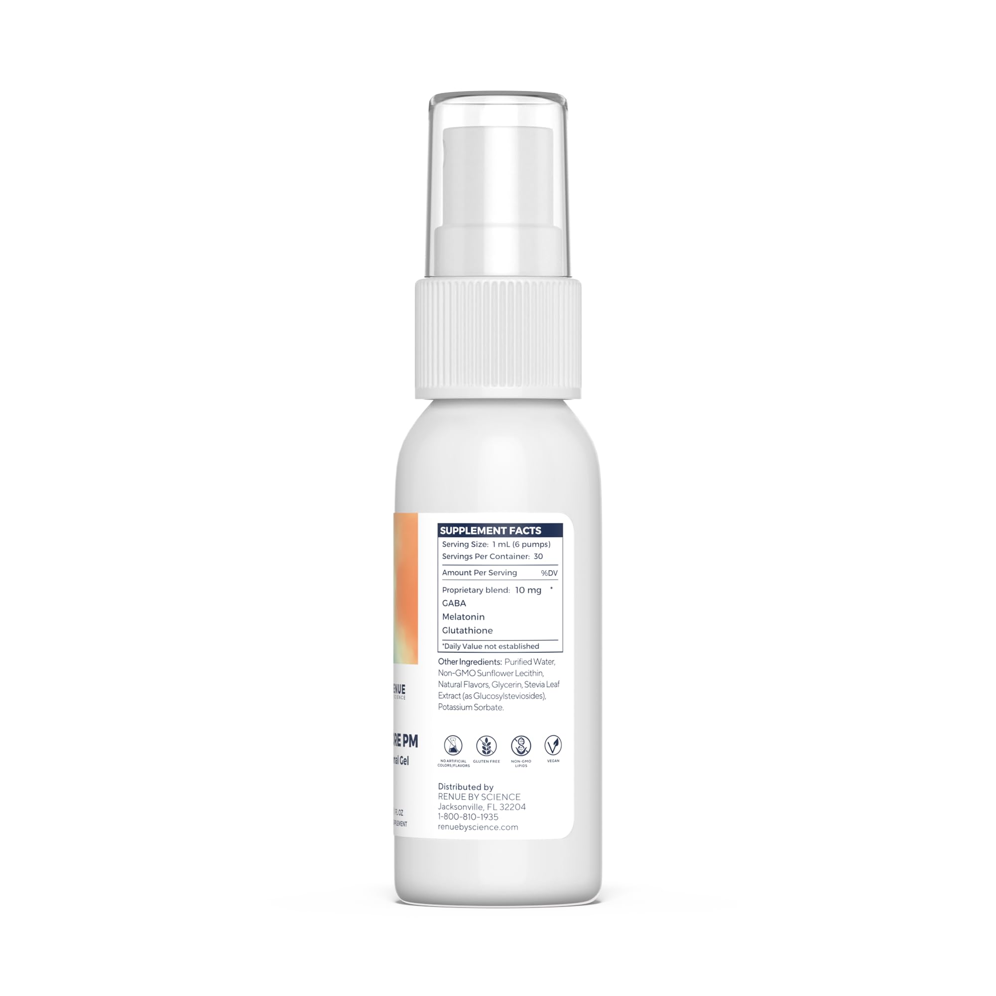 Renue By Science Restore PM | Liposomal Melatonin GABA Supplement Spray | 30ml Spray with Melatonin Glutathione & GABA 10mg - Sleep Aid Melatonin | Non-GMO | Made in The USA & Third Party Tested Renue By ScienceBuy Supplements Australia