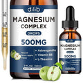 Triple Magnesium Complex Supplement-Magnesium Glycinate, Citrate, Malate Liquid 