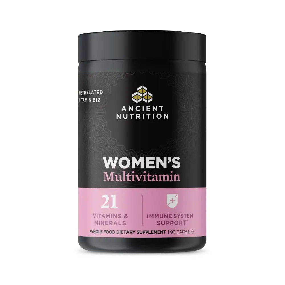 Ancient Nutrition Multivitamin for Women, Multi Women's, Methylated Vitamin D, C, B12, Zinc, Magnesium Ancient NutritionBuy Supplements Australia
