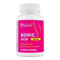 Safrel Boric Acid Vaginal Suppositories - 60 Count (1-Pack) – 100% Pure USA-Made, Supports Intimate