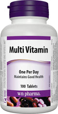 Multi-Vitamin with Vitamin E (dl-Alpha Tocopheryl Acetate) - 100 ta. Webber NaturalsBuy Supplements Australia