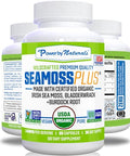 Power By Naturals Sea Moss Plus - USDA Certified Organic Wildcrafted Irish 