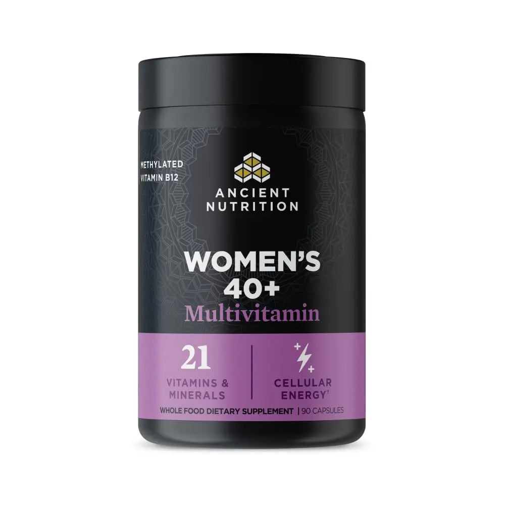 Ancient Nutrition Multivitamin for Women 40, Multi Vitamin and Immune Support with Vitamin D & C, 20 Vitamins and Minerals Ancient NutritionBuy Supplements Australia