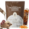 TerraPrecis Mushroom Coffee with 6 Adaptogens Mushrooms Supplement for Organic Lion's Mane&Reishi,Chaga&Other, Instant Coffee with MCT Oil& Arabica for Energy,Focus&Immune Support (30 Servings) TerraPrecisBuy Supplements Australia