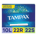 Tampax Tampons Multipack, Lite/Regular/Super Absorbency, Cardboard Applicator, Leakgaurd Skirt