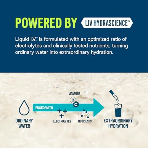 Liquid I.V.® Hydration Multiplier® - Watermelon | Electrolyte Powder Drink Mix | 1 Pack (16 Servings) Liquid I.V.Buy Supplements Australia