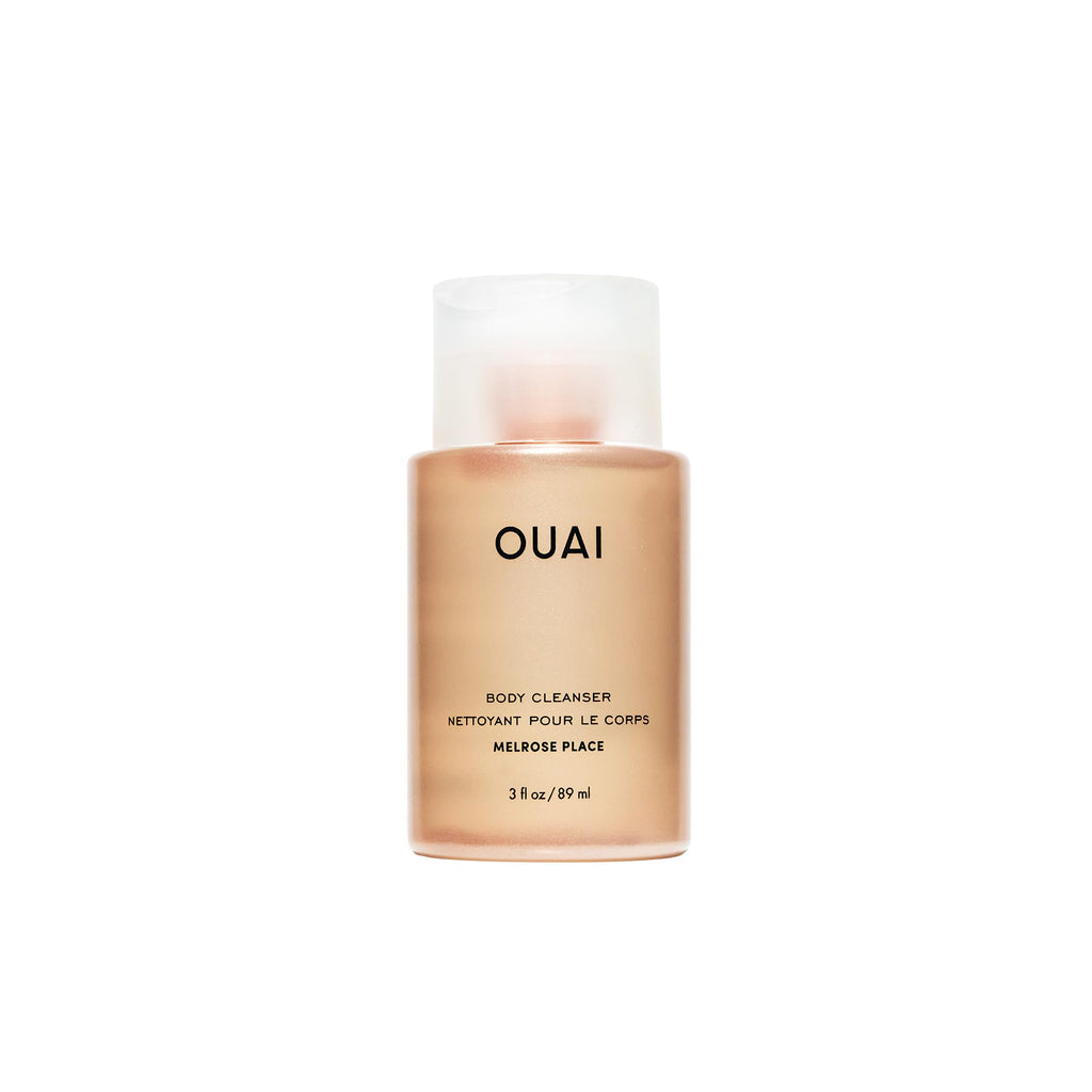 OUAI Body Cleanser Travel Size, Melrose Place - Foaming Body Wash with Jojoba Oil & Rosehip Oil to Hydrate, Balance & Soften Skin - Paraben, Phthalate, Sulfate Free Skin Care Products (3 Fl Oz) OUAIBuy Supplements Australia