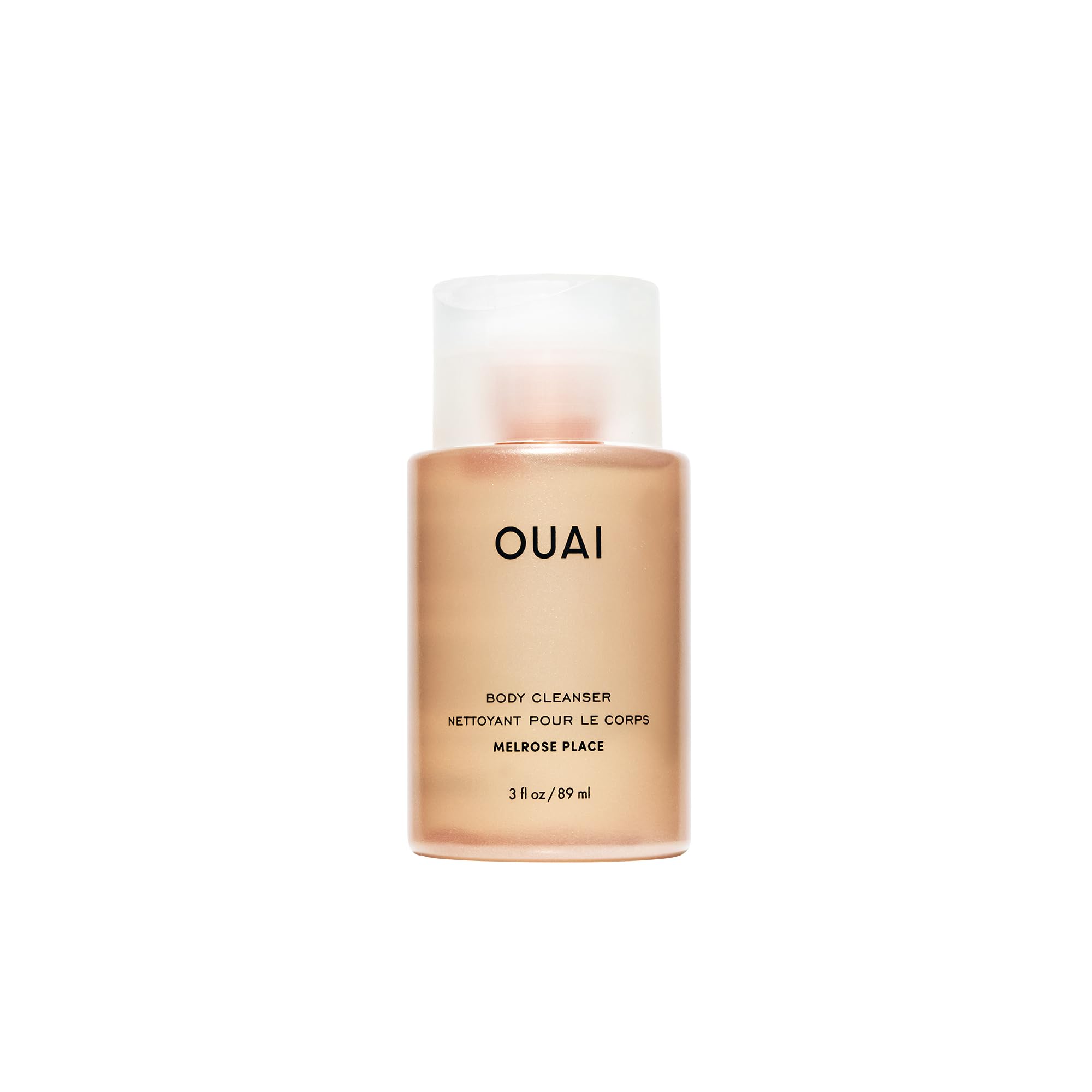 OUAI Body Cleanser Travel Size, Melrose Place - Foaming Body Wash with Jojoba Oil & Rosehip Oil to Hydrate, Balance & Soften Skin - Paraben, Phthalate, Sulfate Free Skin Care Products (3 Fl Oz) OUAIBuy Supplements Australia
