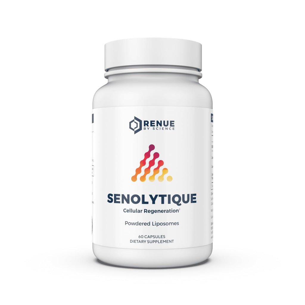 Renue By Science Senolytique Senolytic Supplements | 60 Capsules with Fisetin (35mg) Quercetin (78mg) & Spermidine (3mg) per Serving | Liposomal Formula | Manufactured in The USA & Third-Party Tested Renue By ScienceBuy Supplements Australia