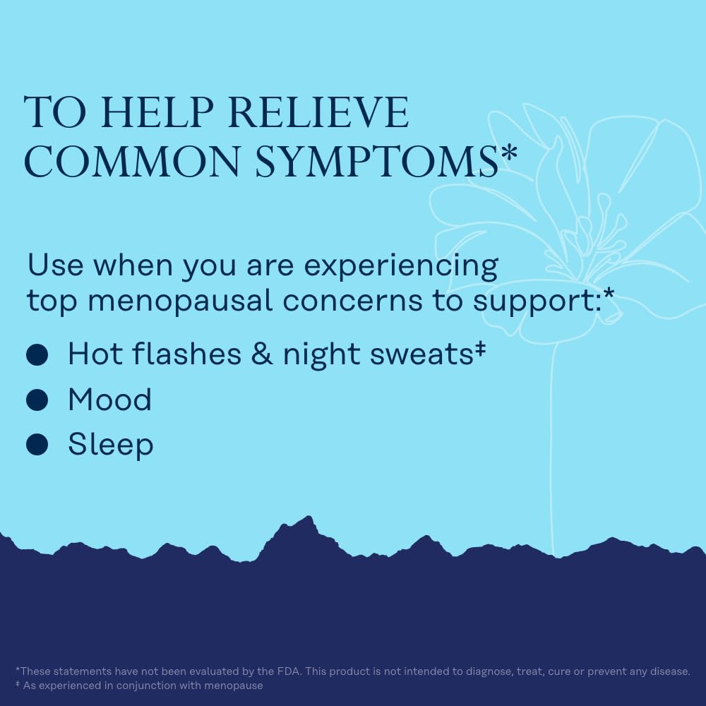 SOLARAY Menopause her Life Stages - Menopause Supplements for Women - Supports Mood, Sleep, Hot Flashes, Night Sweats - Vegan, Gluten Free - 60-Day Guarantee - 30 Servings, 60 VegCaps SOLARAYBuy Supplements Australia