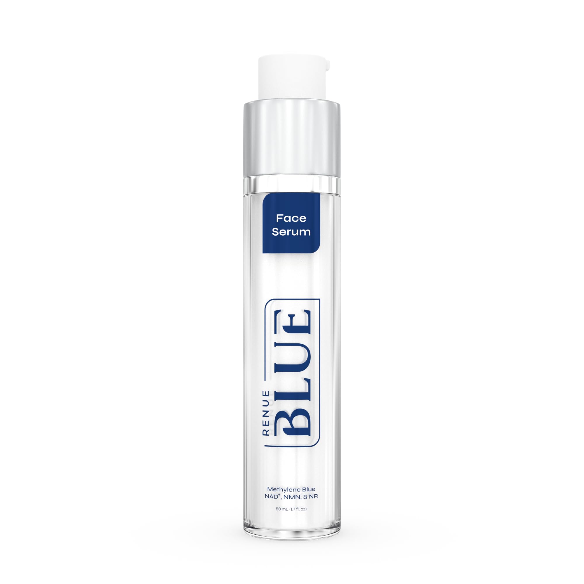 Renue Blue Methylene Blue Face Serum - Liposomal NAD+ Complex and Nutrients for Skin Rejuvenation, Deep Hydration, and Anti-Aging Support Renue By ScienceBuy Supplements Australia