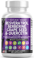 Resveratrol 6000mg Berberine 3000mg Grape Seed Extract 3000mg