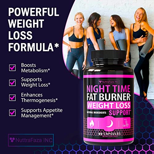 NuttraFaza INC (2 Pack) Night Time Weight Loss Pills for Women Belly Fat Burner NuttraFaza INCBuy Supplements Australia