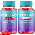 (2 Pack) Keto ACV Gummies Advanced Weight Loss, ACV Keto Gummies Fat Apple Cider