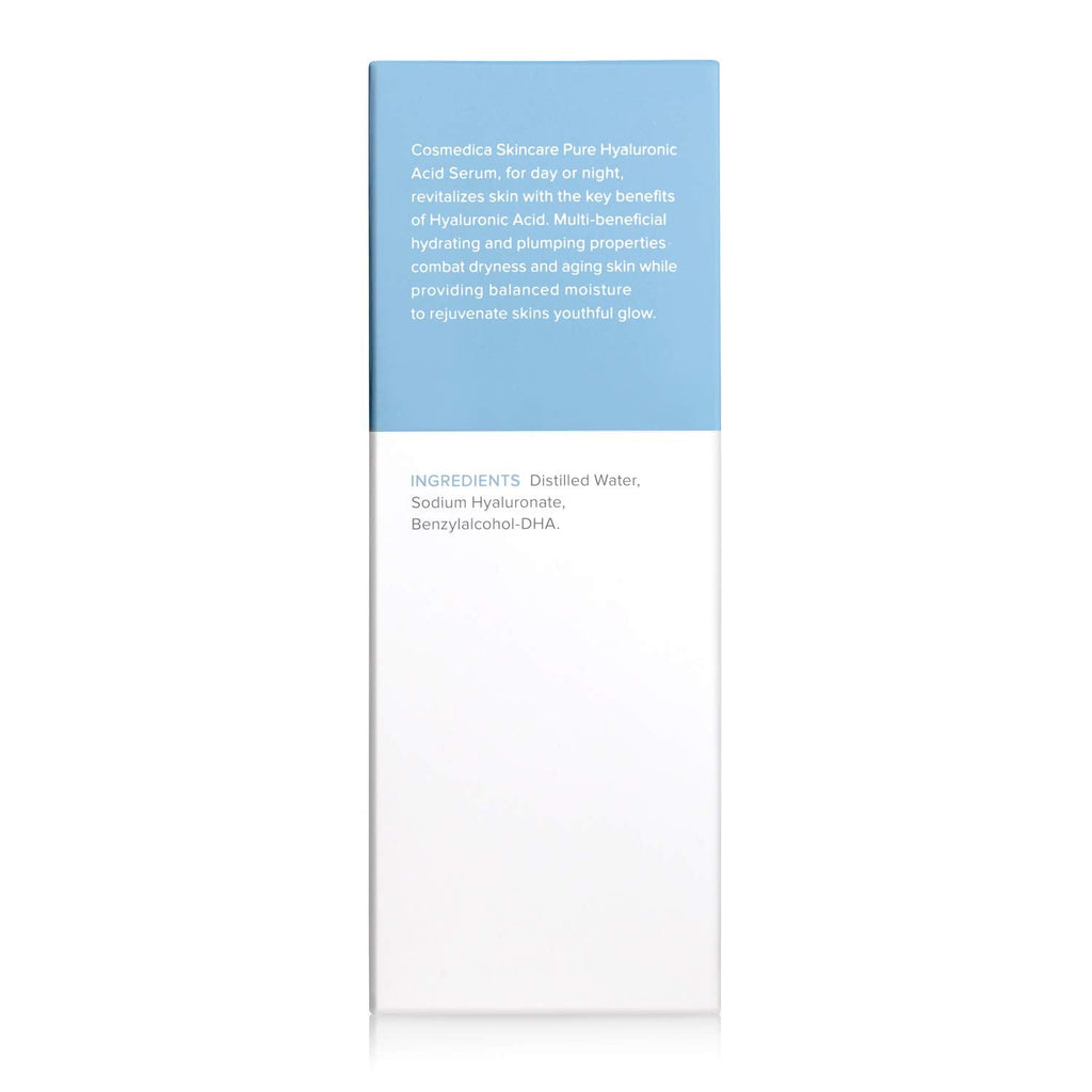 Hyaluronic Acid Serum for Skin 100% Pure-Anti-Aging Serum - Intense Hydration Cosmedica SkincareBuy Supplements Australia