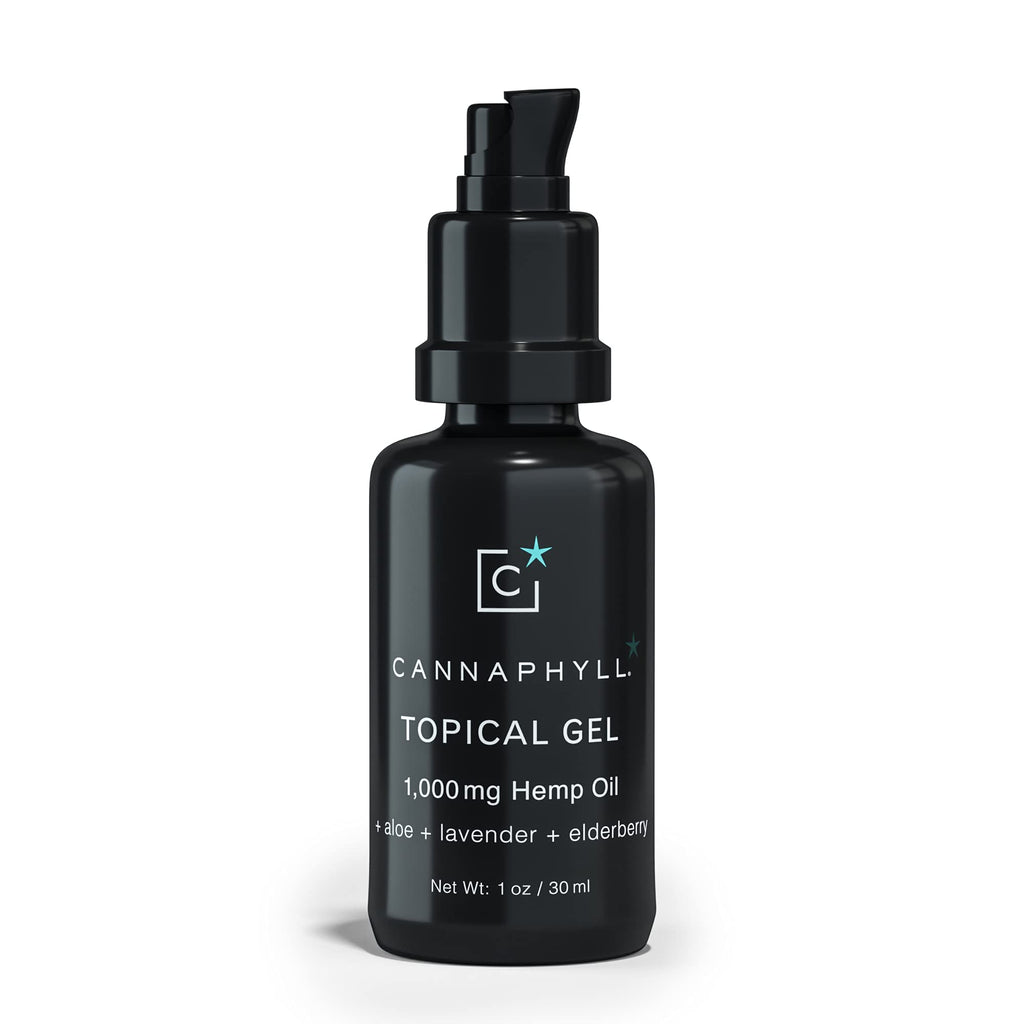CANNAPHYLL Topical Organic Natural Hemp Gel (1 oz) for Skin, Back, Shoulder, Muscle, Nerves, and Joints, Tattoo Aftercare Made with Lavender, Neroli, Marjoram, and Cedarwood CannaphyllBuy Supplements Australia