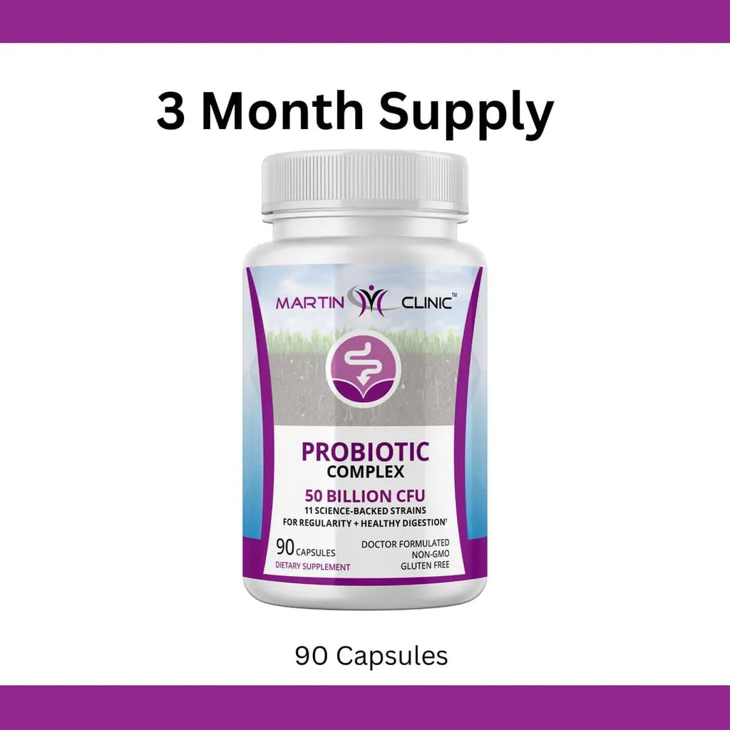 martin clinic Probiotic for Gut Health & Immune Support — Daily Digestive Balance, Bloating Relief & Better Nutrient Absorption — 60 Capsules martin clinicBuy Supplements Australia