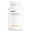 Supersmart - Daily 1® Timed Release - Multivitamin Supplement for Women & Men - with BioPQQ®, Vitamin A, B, C, D & E, Biotin, Quercetin & Fisetin | Supersmart