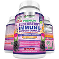 FRESH HEALTHCARE Elderberry Capsules - High Potency Black Elderberry with Zinc 