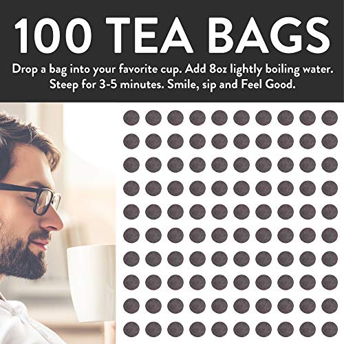 FGO Organic Assam Tea, Eco-Conscious Tea Bags, 100 Count, Packaging May Vary FGOBuy Supplements Australia