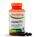Geriatech Senior multivitamins, Vitamins and Minerals Supplement, Women and Men Over 60, with Vitamin B12, Easy to Swallow Geriatech