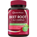 Doctor's Recipes Beet Root Capsules, 20:1 Extract with Grape Seed, CoQ10, Turmeric, Black Pepper for Enhanced Absorption, Supports Heart, Circulation, Energy & Nitric Oxide, Non-GMO, 90 Veg Caps Doctor's RecipesBuy Supplements Australia